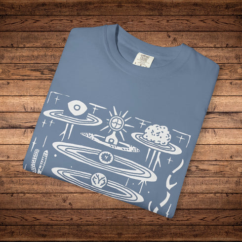 Spaced Out - Unisex Garment-Dyed T-shirt
